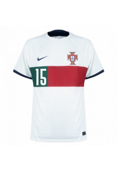 Fotbalové Dres Portugalsko Rafael Leao #15 Venkovní Oblečení MS 2022 Krátký Rukáv